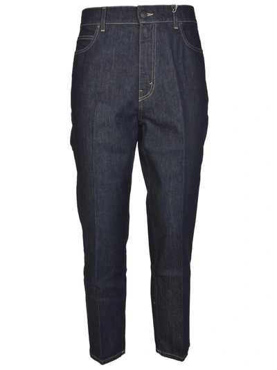 Shop Stella Mccartney Dark Denzel Carrot Jeans In Blu