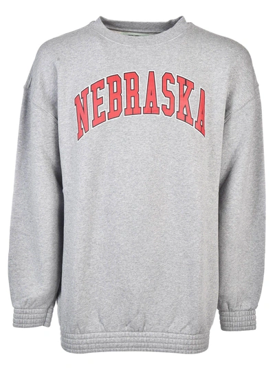 Shop Off-white Nebraska Sweatshirt In Grigio