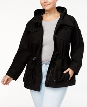 plus size utility jacket