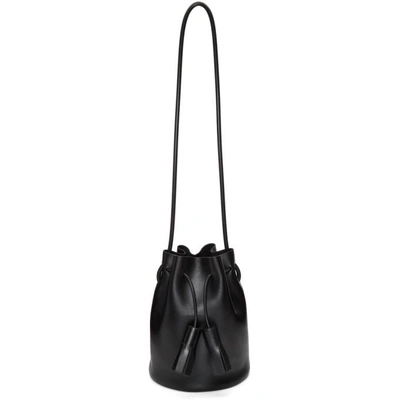 Shop Building Block Black Mini Bucket Bag