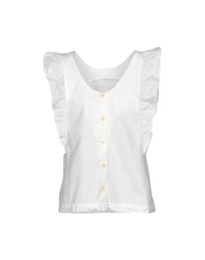 Shop M.i.h. Jeans Shirts In Ivory