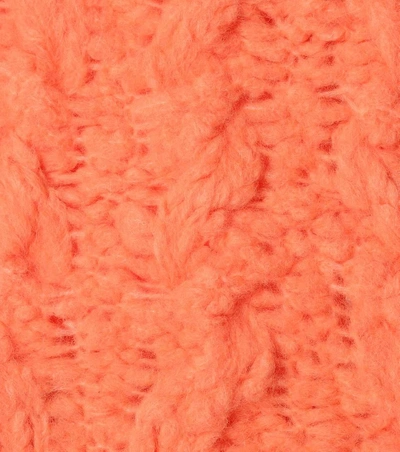 Shop Sies Marjan Casey Alpaca And Wool-blend Sweater In Orange