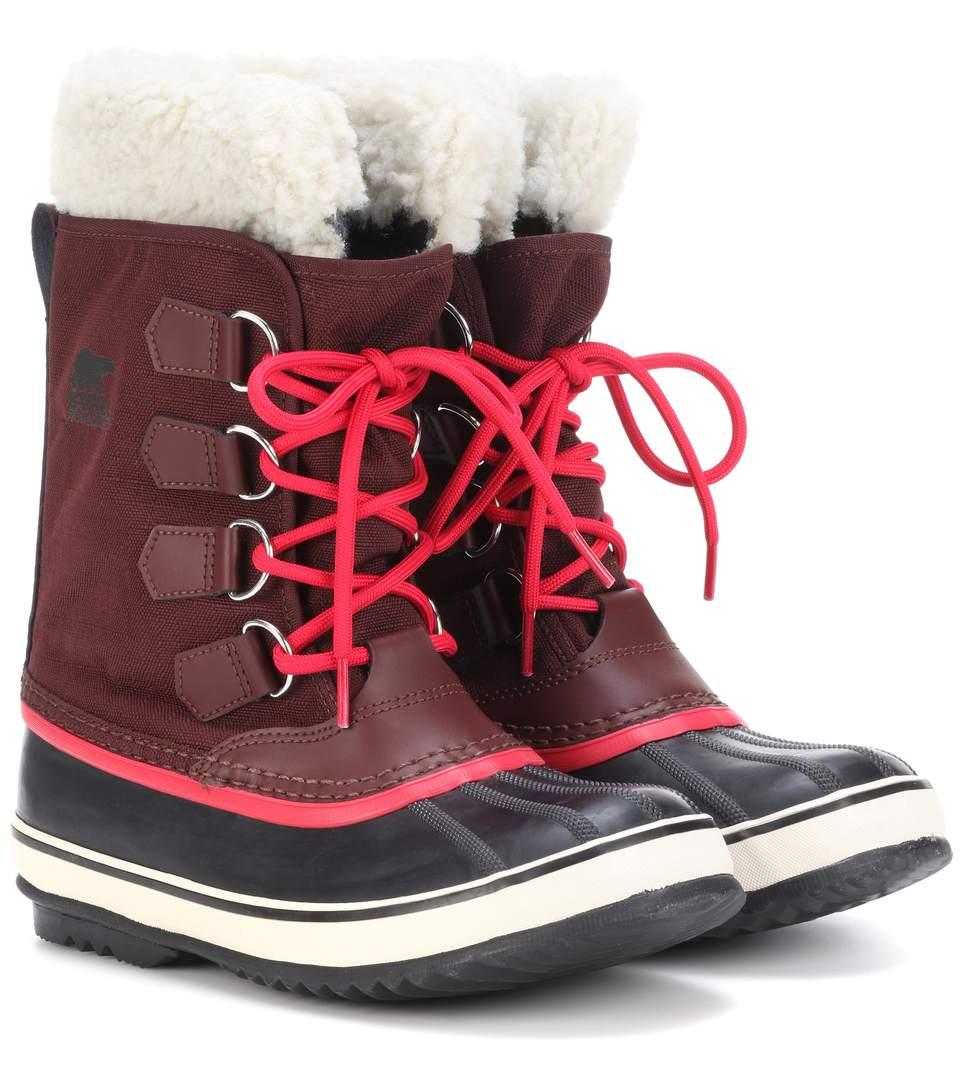 sorel red snow boots