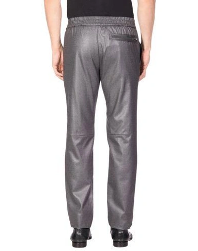 Shop Emporio Armani Casual Pants In Lead