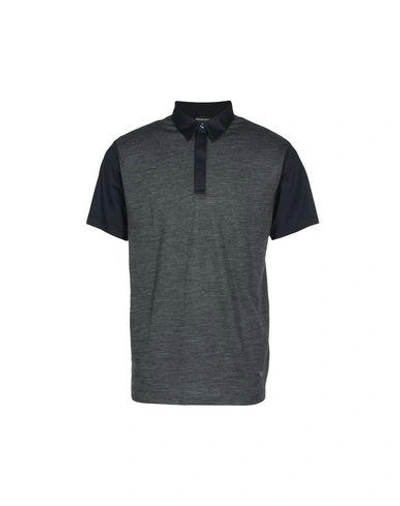 Shop Emporio Armani Polo Shirt In Lead