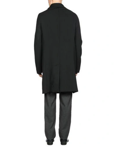 Shop Armani Collezioni Full-length Jacket In Black