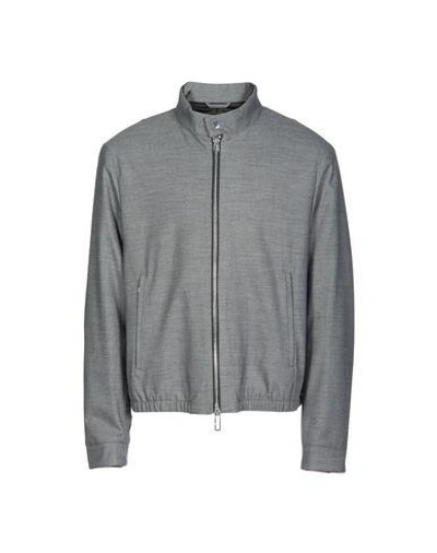 Shop Emporio Armani Jacket In Grey