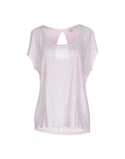 Shop Splendid T-shirt In Light Pink