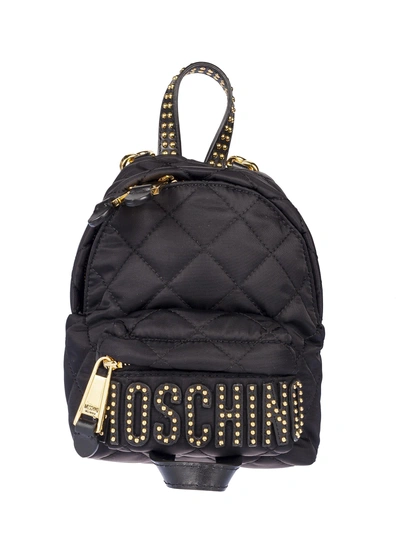 Moschino quilted nylon backpack sale