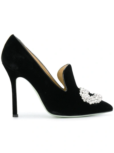 Shop Giannico Daphne Embellished Pumps