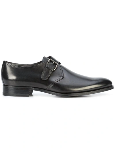 Shop To Boot New York Emmett Strap Monk Shoes - Black