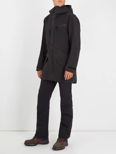 Peak Performance Volcan Hooded Gore-tex® Ski Jacket In Black