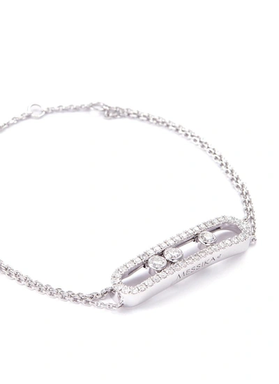 Shop Messika 'move Classic Pavé' Diamond 18k White Gold Bracelet