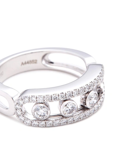 Shop Messika 'move Classic Pavé' Diamond 18k White Gold Ring