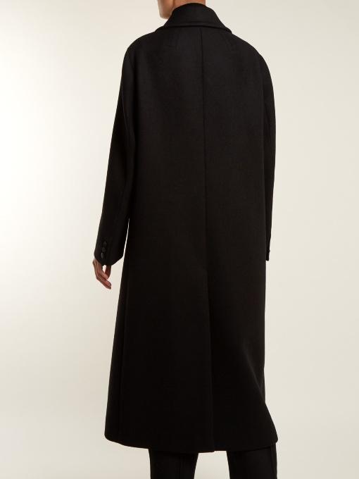 Joseph Sys Oversized Double-breasted Wool-blend Coat In Black | ModeSens