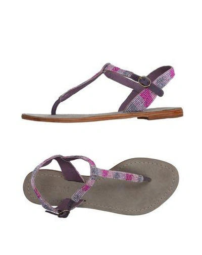Shop Dream Toe Strap Sandals In Pink