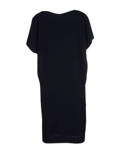 Shop Maison Margiela Short Dresses In Dark Blue