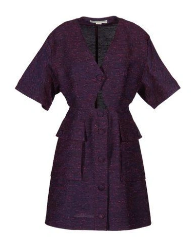 Shop Stella Mccartney Short Dresses In Purple
