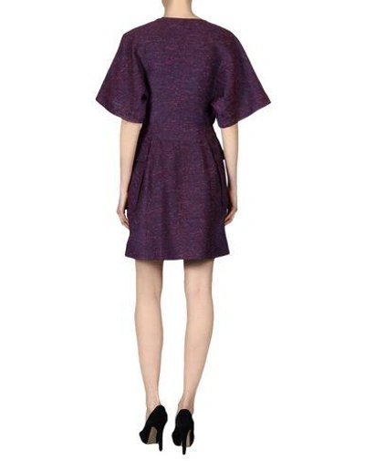 Shop Stella Mccartney Short Dresses In Purple