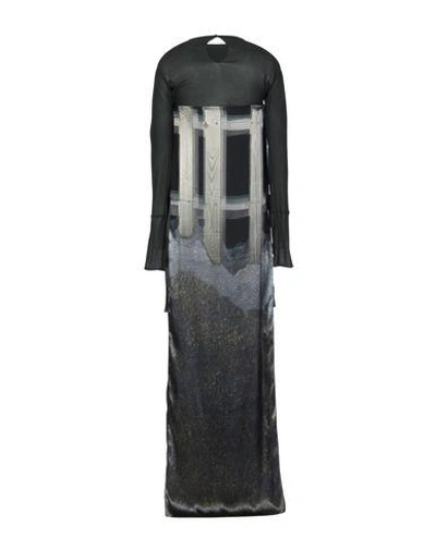 Shop Chalayan Long Dress In Black