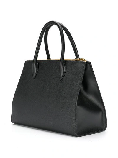 Shop Prada Paradigme Large Tote Bag - Black