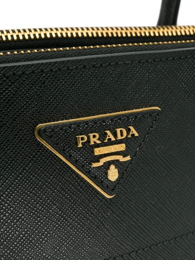 Shop Prada Paradigme Large Tote Bag - Black