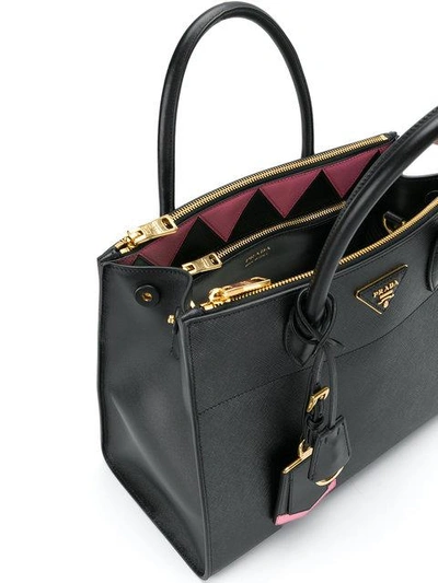 Shop Prada Paradigme Large Tote Bag - Black