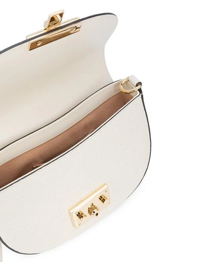 Shop Gucci Padlock Shoulder Bag - White