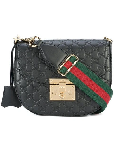 Shop Gucci Signature Padlock Shoulder Bag