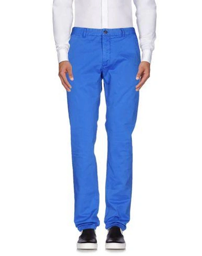 Shop Peuterey Casual Pants In Blue