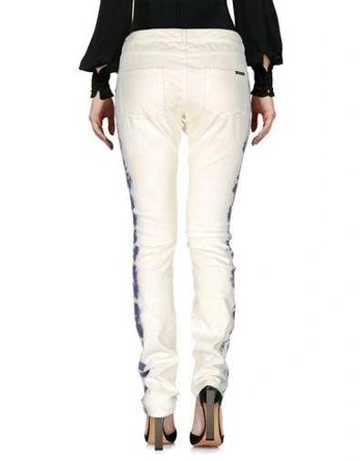 Shop Maison Scotch Casual Pants In Ivory
