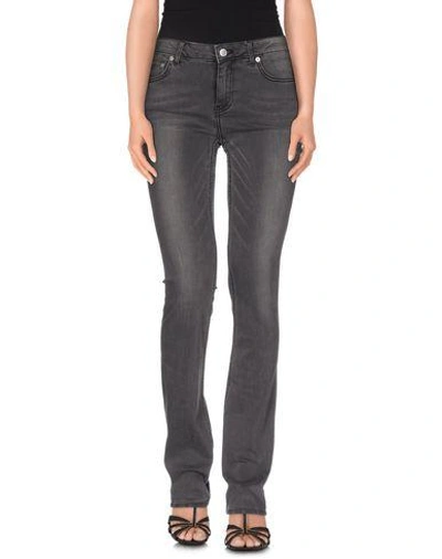 Shop Blk Dnm Denim Pants In Steel Grey