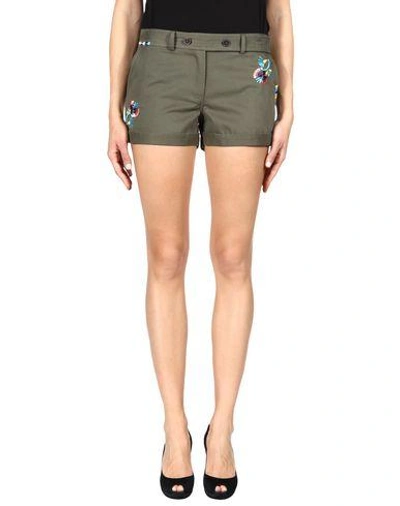 Shop Thakoon Addition Shorts & Bermuda In Military Green