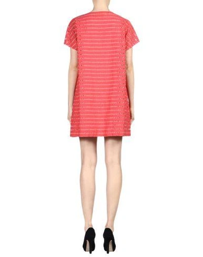 Shop Thakoon Addition Short Dress In Coral
