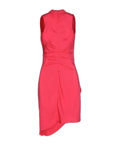 Shop Nicole Miller Short Dress In Fuchsia