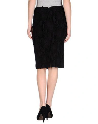 Shop Andrea Incontri Midi Skirts In Black