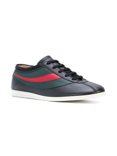 Shop Gucci Falacer Sneakers With Web