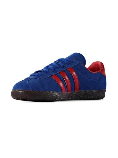 Shop Adidas Originals Blue Suede Spiritus Spzl Sneakers In Red