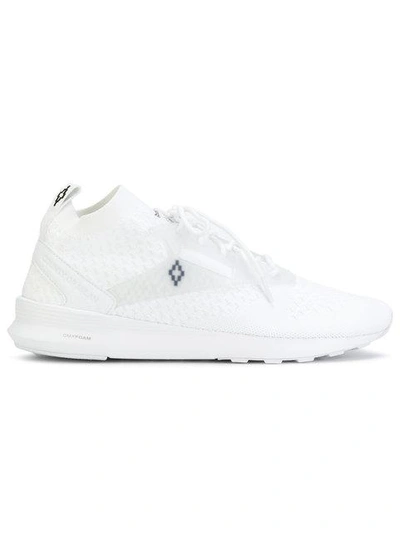 Shop Marcelo Burlon County Of Milan Marcelo Burlon X Reebok Zoku Sneakers In White
