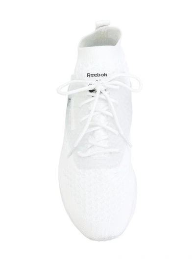 Shop Marcelo Burlon County Of Milan Marcelo Burlon X Reebok Zoku Sneakers In White