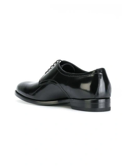 Shop Saint Laurent Dare 25 Derby Shoes In Black