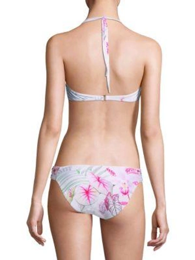 Shop 6 Shore Road Starry Bikini Top In Orchid Bouquet Ivory