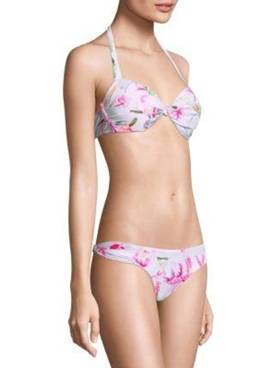 Shop 6 Shore Road Starry Bikini Top In Orchid Bouquet Ivory