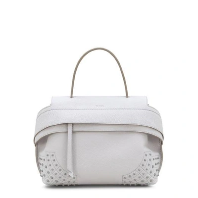 Shop Tod's Wave Bag Small In White