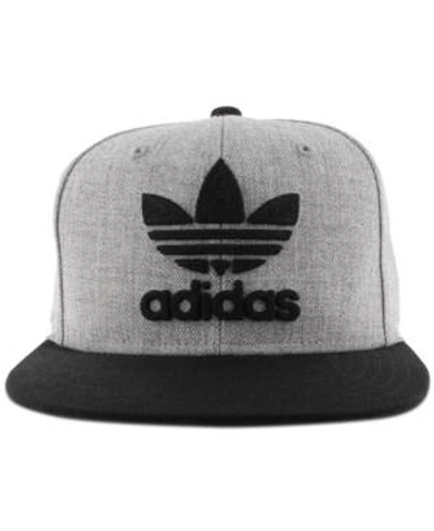 Shop Adidas Originals Adidas Men's Originals Flat-brim Hat In Grey