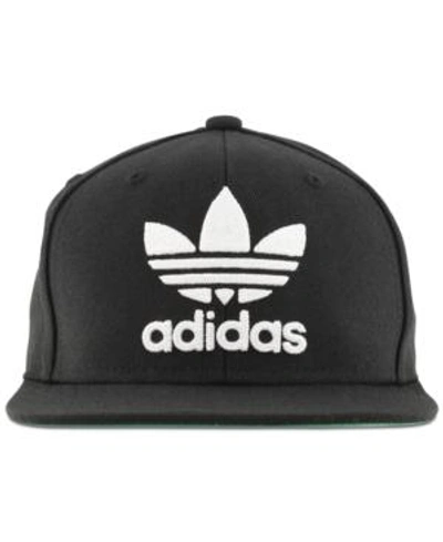 Shop Adidas Originals Adidas Men's Originals Flat-brim Cap In Black