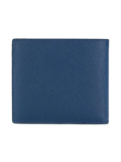 Shop Prada Stripe Bi-fold Wallet