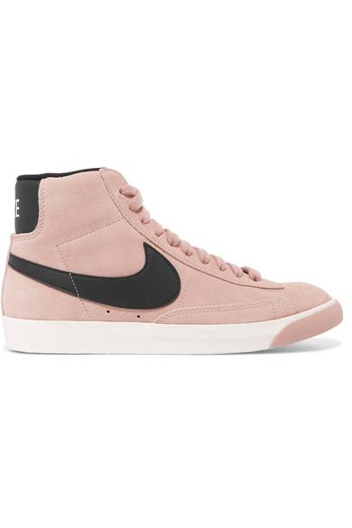 light pink nike high tops