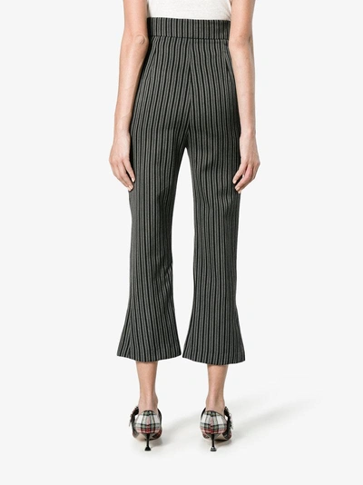 Shop Jacquemus Le Corsaire Trompette High Waist Trousers In Grey