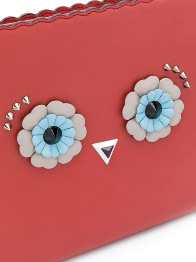 Shop Fendi Applique Detail Clutch